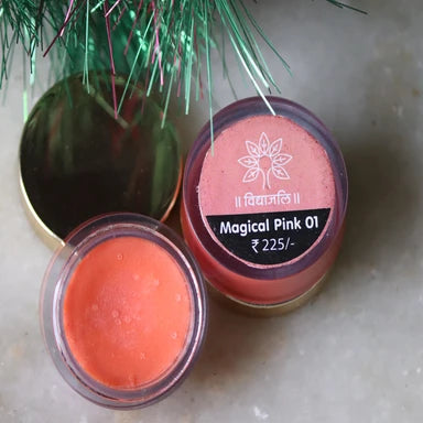 Vidhyanjali Lip Color Magic Pink 1 – Pure, Organic, and Nourishing