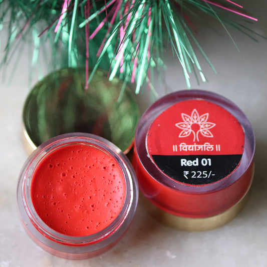 Vidhyanjali Lip Color Red-1 – Pure, Organic, and Nourishing