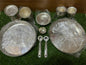 Jain German Silver Pooja Thali Set 7 Inch
