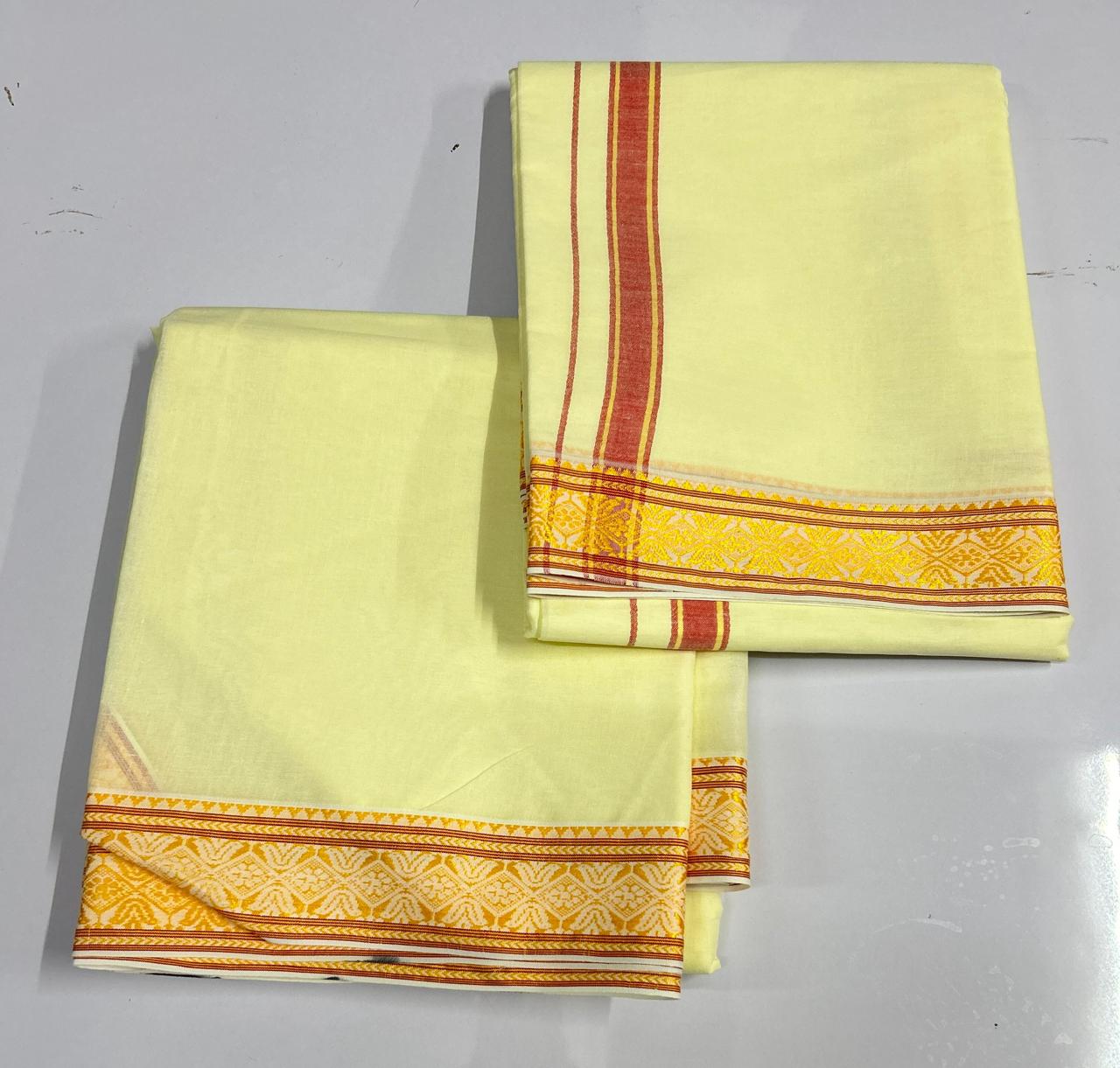 Unstitched Dhoti Dupatta Set