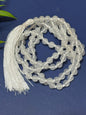 White Agate Japmala (Knotted)